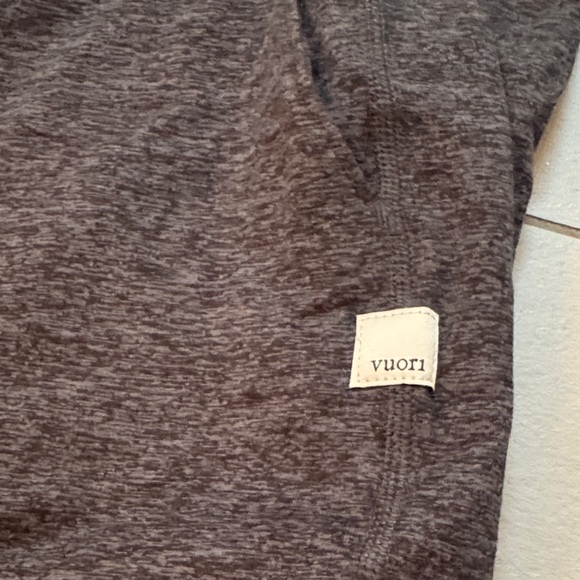 Vuori Dark Gray Joggers with White Drawstring - Picture 2 of 4